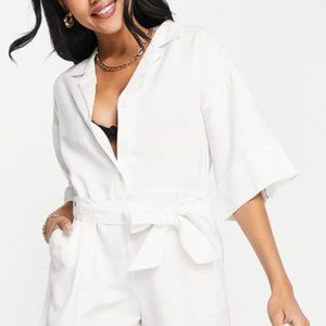 White Vacay Romper